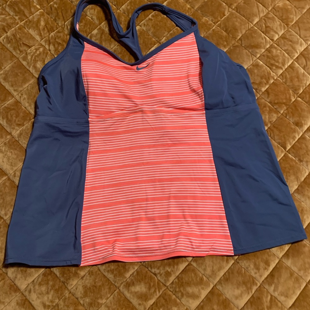 Lovely orange and blue tanking top